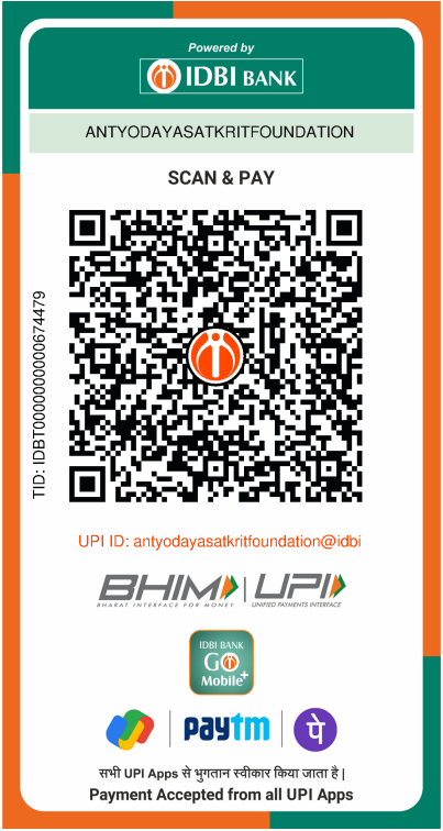 Antyodaya Satkrit Foundation UPI QR Code